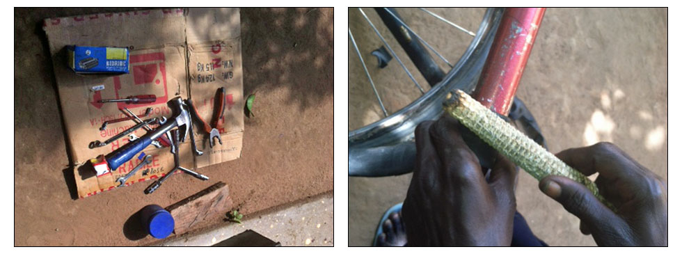 LifeStitches Uganda Project Bike Fixing Program
